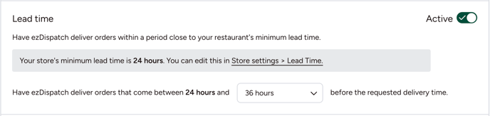 Configured Lead Time